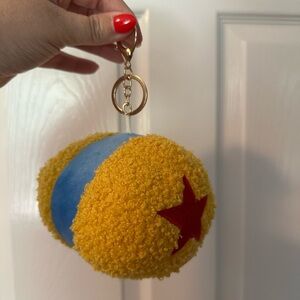 Yellow and Blue Pixar Ball Keychain